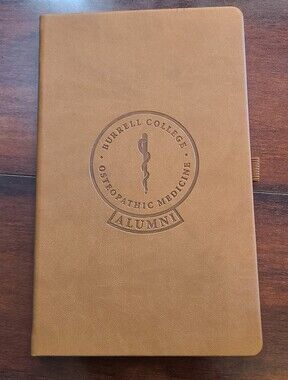 Castelli Milano Notebook Journal Tan Brown Faux Leather NEW Unused Made In Italy
